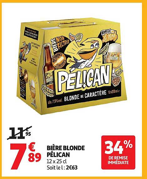 BIÈRE BLONDE PÉLICAN