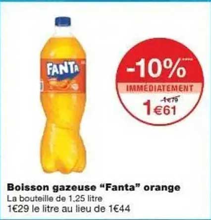 Boisson gazeuse “Fanta” orange