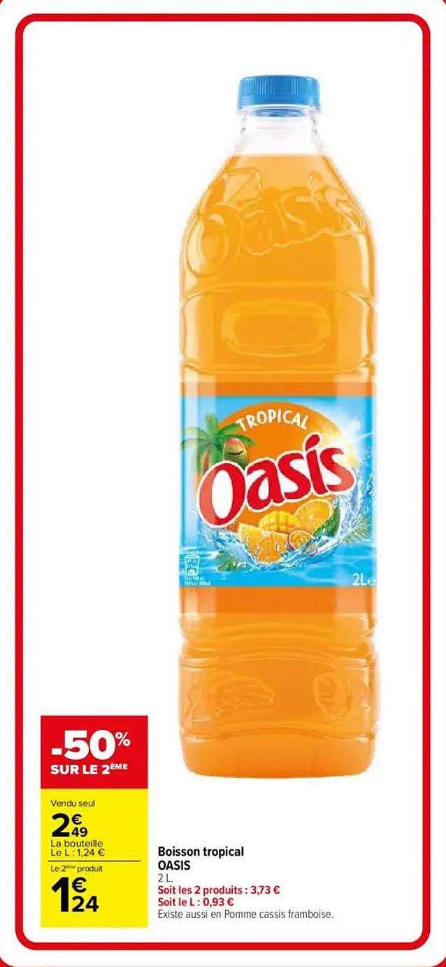 Boisson tropical OASIS