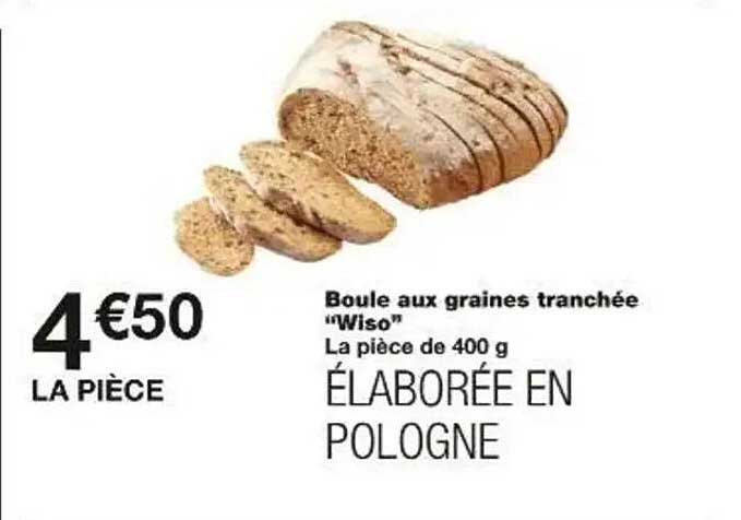 Boule aux graines tranchée “Wiso”