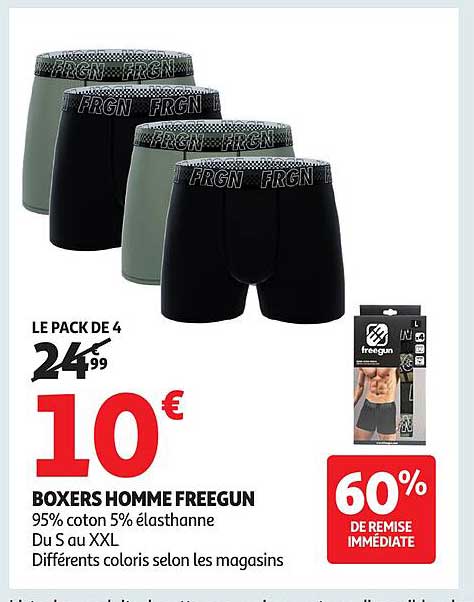 BOXERS HOMME FREEGUN