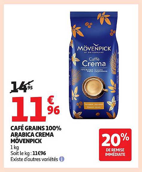 CAFÉ GRAINS 100% ARABICA CREMA MÖVENPICK