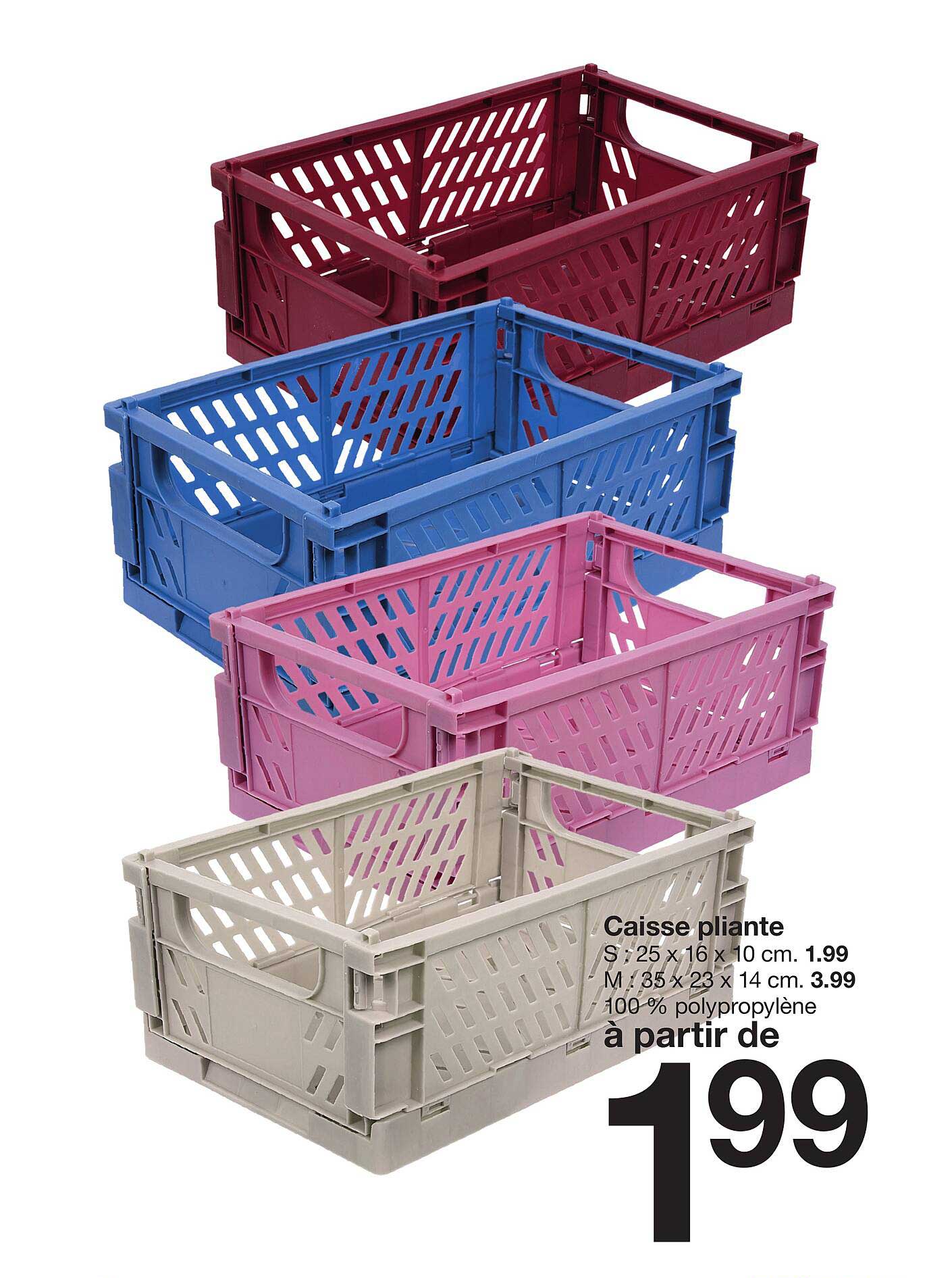 Caisse pliante