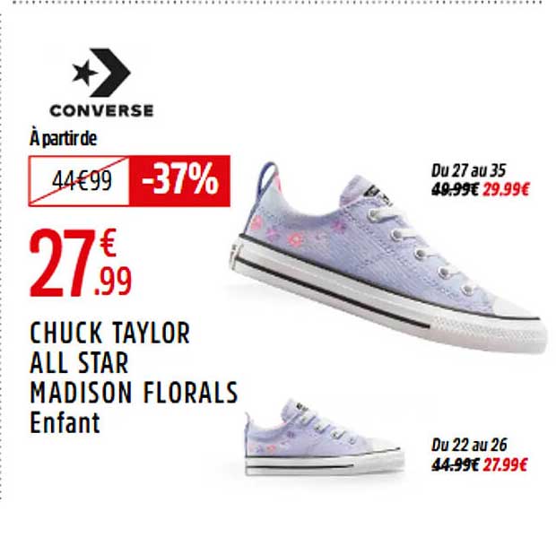 CHUCK TAYLOR ALL STAR MADISON FLORALS Enfant