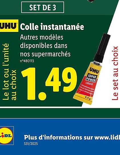 Colle instantanée
