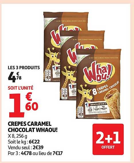 CREPES CARAMEL CHOCOLAT WHAOU!