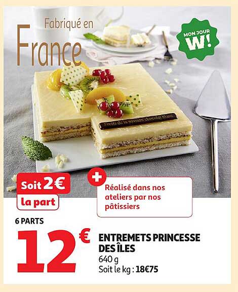 ENTREMETS PRINCESSE DES ÎLES