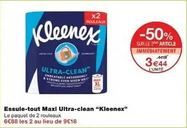 Essuie-tout Maxi Ultra-clean "Kleenex"