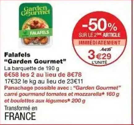 Falafels "Garden Gourmet"