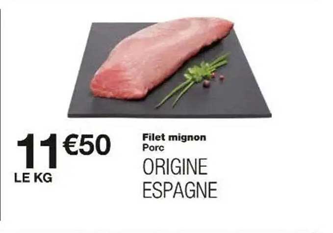 Filet mignon Porc