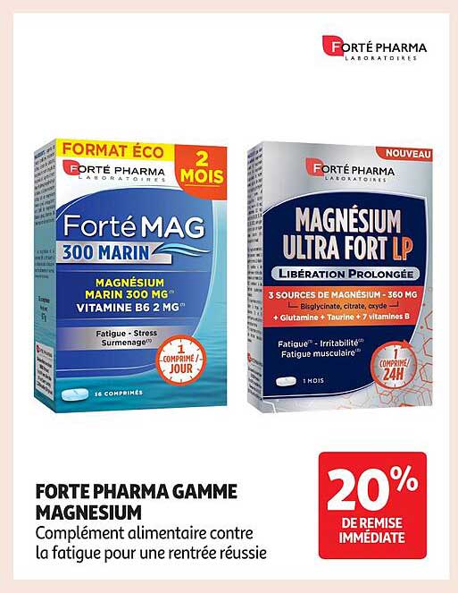 FORTE PHARMA GAMME MAGNÉSIUM