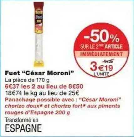 Fuet “César Moroni”