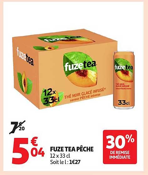 FUZE TEA PÊCHE 12 x 33 cl