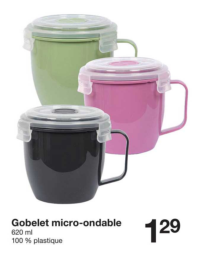 Gobelet micro-ondable