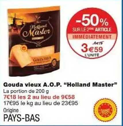 Gouda vieux A.O.P. 'Holland Master'