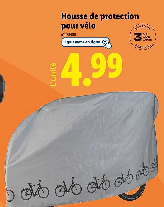 Housse de protection pour vélo