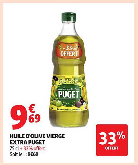 HUILE D'OLIVE VIERGE EXTRA PUGET
