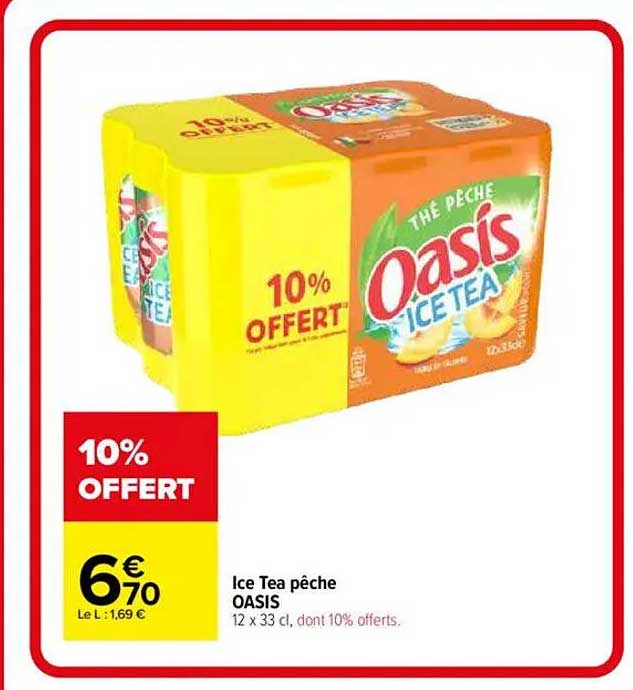 Ice Tea pêche OASIS