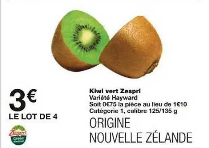 Kiwi vert Zespri