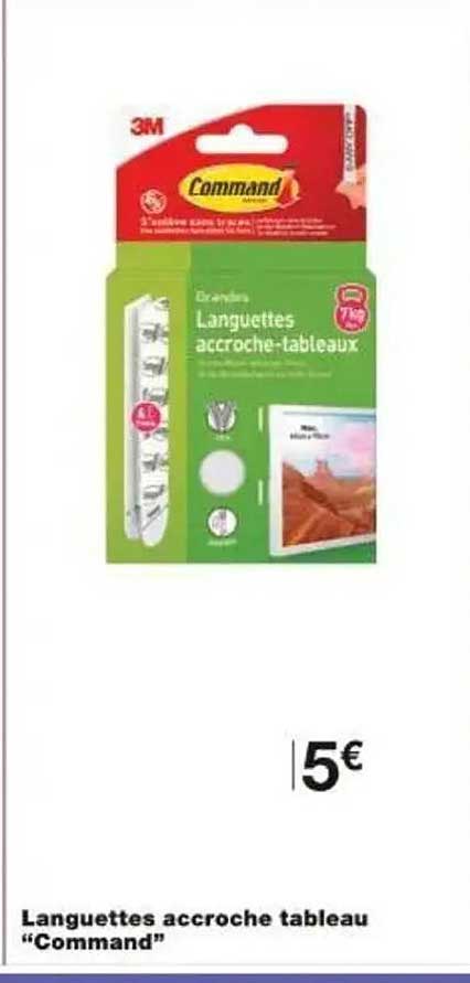 Languillettes accroche tableau "Command"