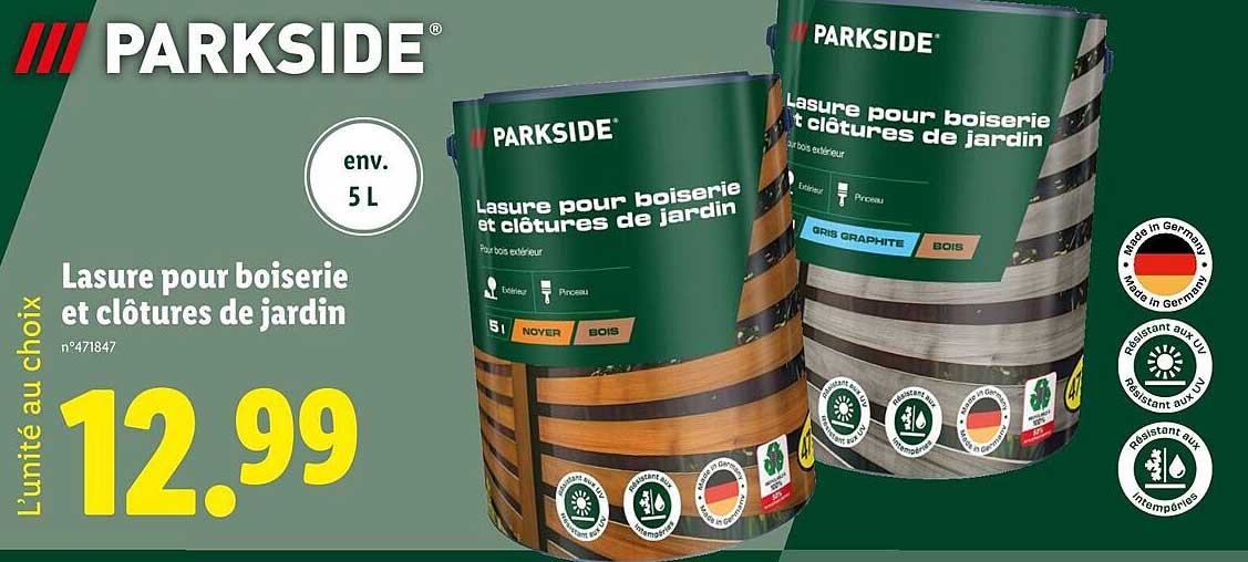 Lasure pour boiserie et clôtures de jardin
