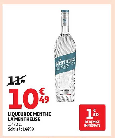 LIQUEUR DE MENTHE LA MENTHEUSE