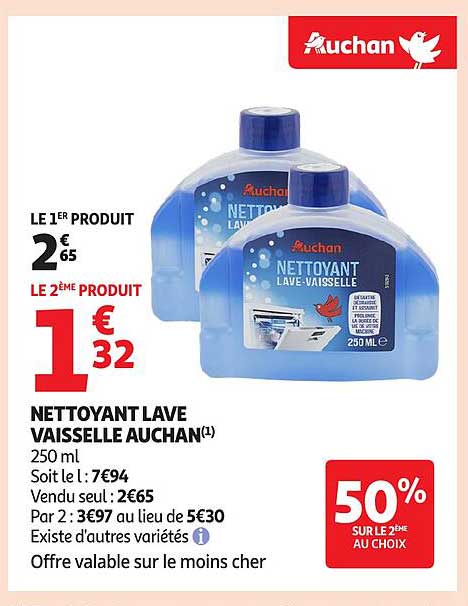 NETTOYANT LAVE VAISSELLE AUCHAN