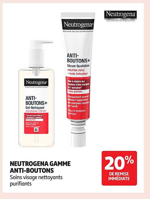 NEUTROGENA GAMME ANTI-BOUTONS