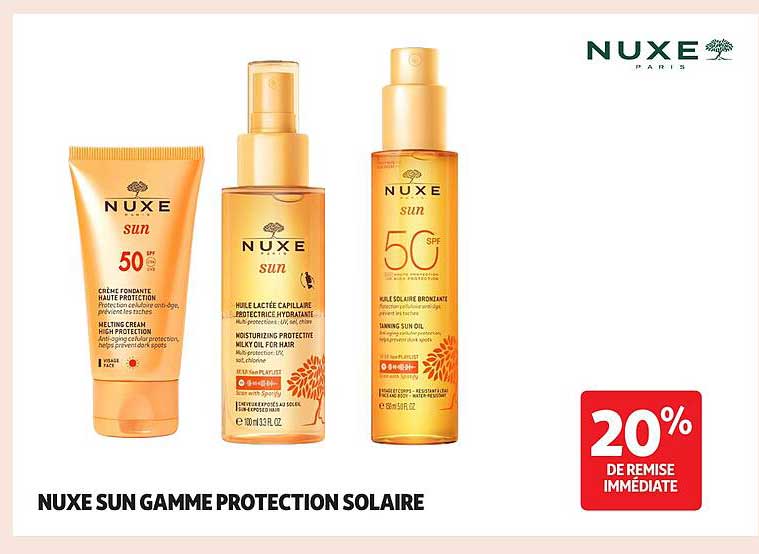 NUXE SUN GAMME PROTECTION SOLAIRE