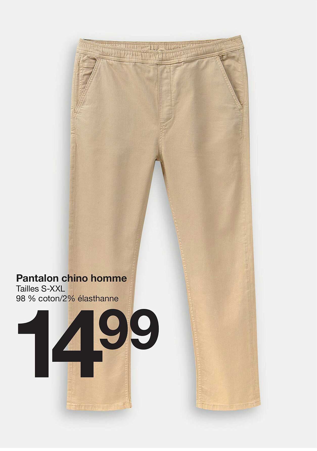 Pantalon chino homme
