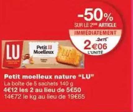 Petit moelleux nature "LU"