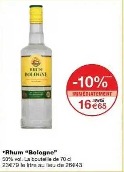 Rhum "Bologne"