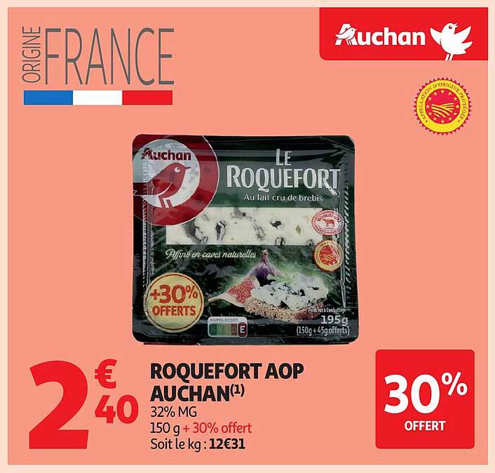 ROQUEFORT AOP AUCHAN