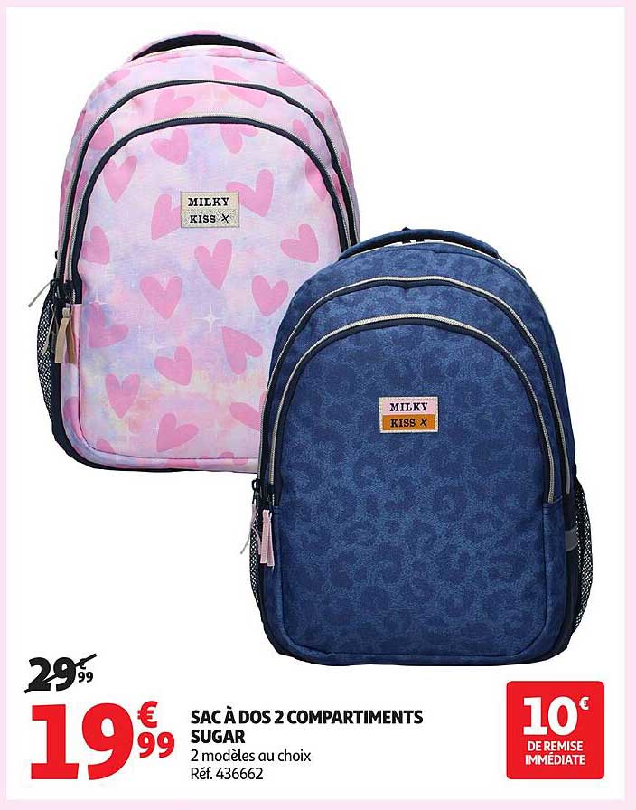 SAC À DOS 2 COMPARTIMENTS SUGAR