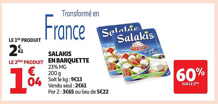 SALAKIS EN BARQUETTE