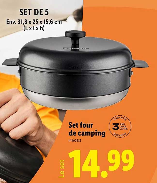 Set four de camping