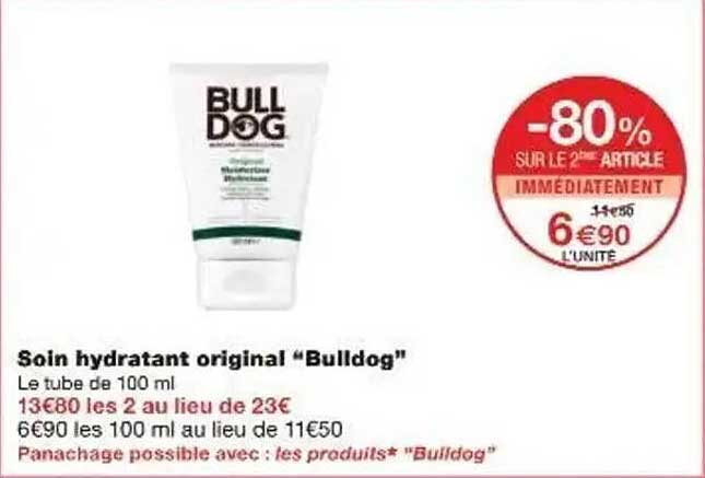 Soin hydratant original "Bulldog"
