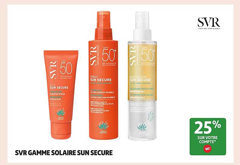 SVR GAMME SOLAIRE SUN SECURE
