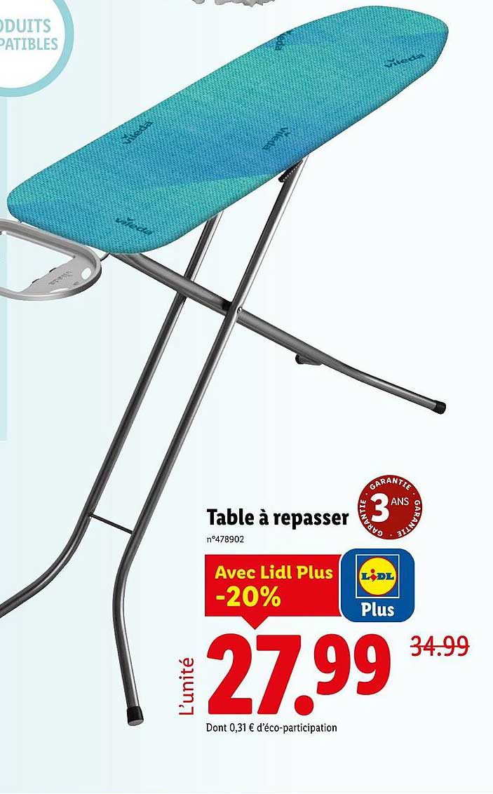 Table à repasser