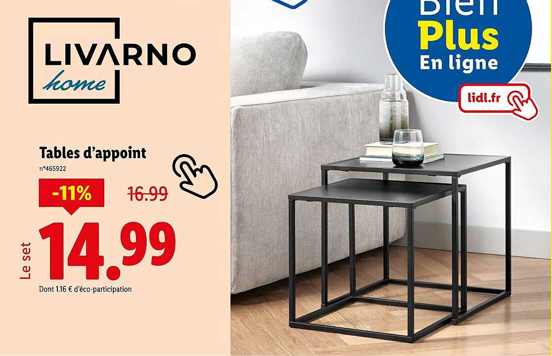 Tables d’appoint
