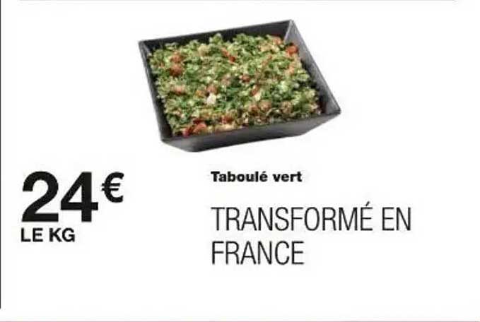 Taboulé vert
