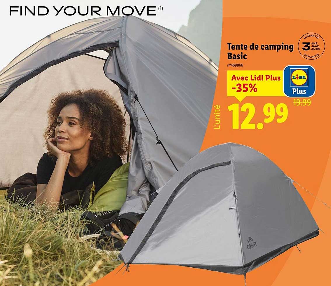 Tente de camping Basic
