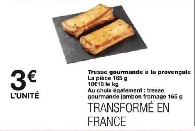 Tresse gourmande à la provençale