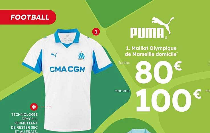 1. Maillot Olympique de Marseille domicile