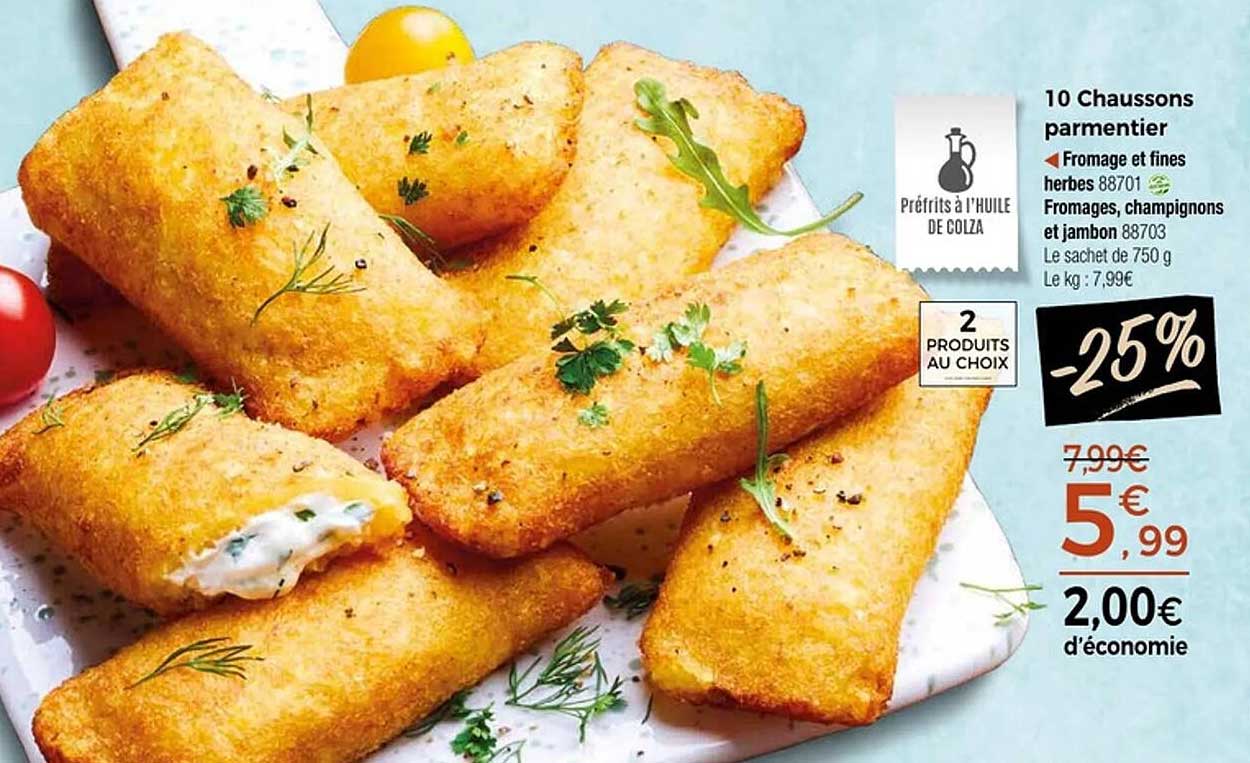 10 Chaussons parmentier
