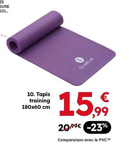 10. Tapis training 180x60 cm