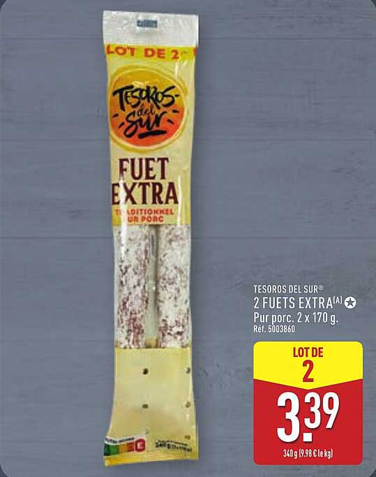 2 FUETS EXTRA