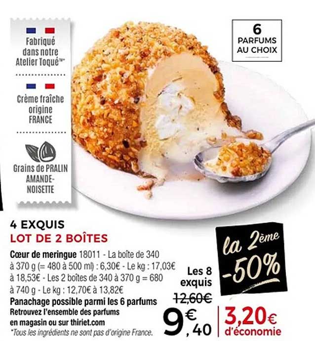 4 EXQUIS LOT DE 2 BOÎTES