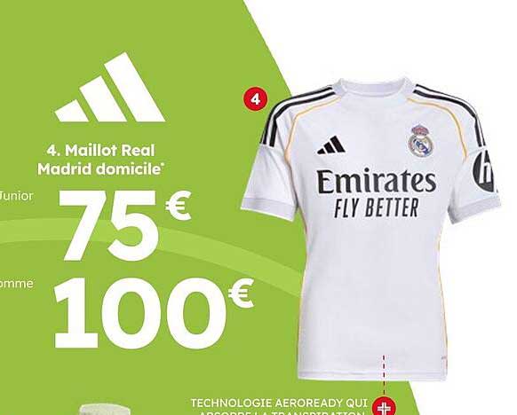 4. Maillot Real Madrid domicile