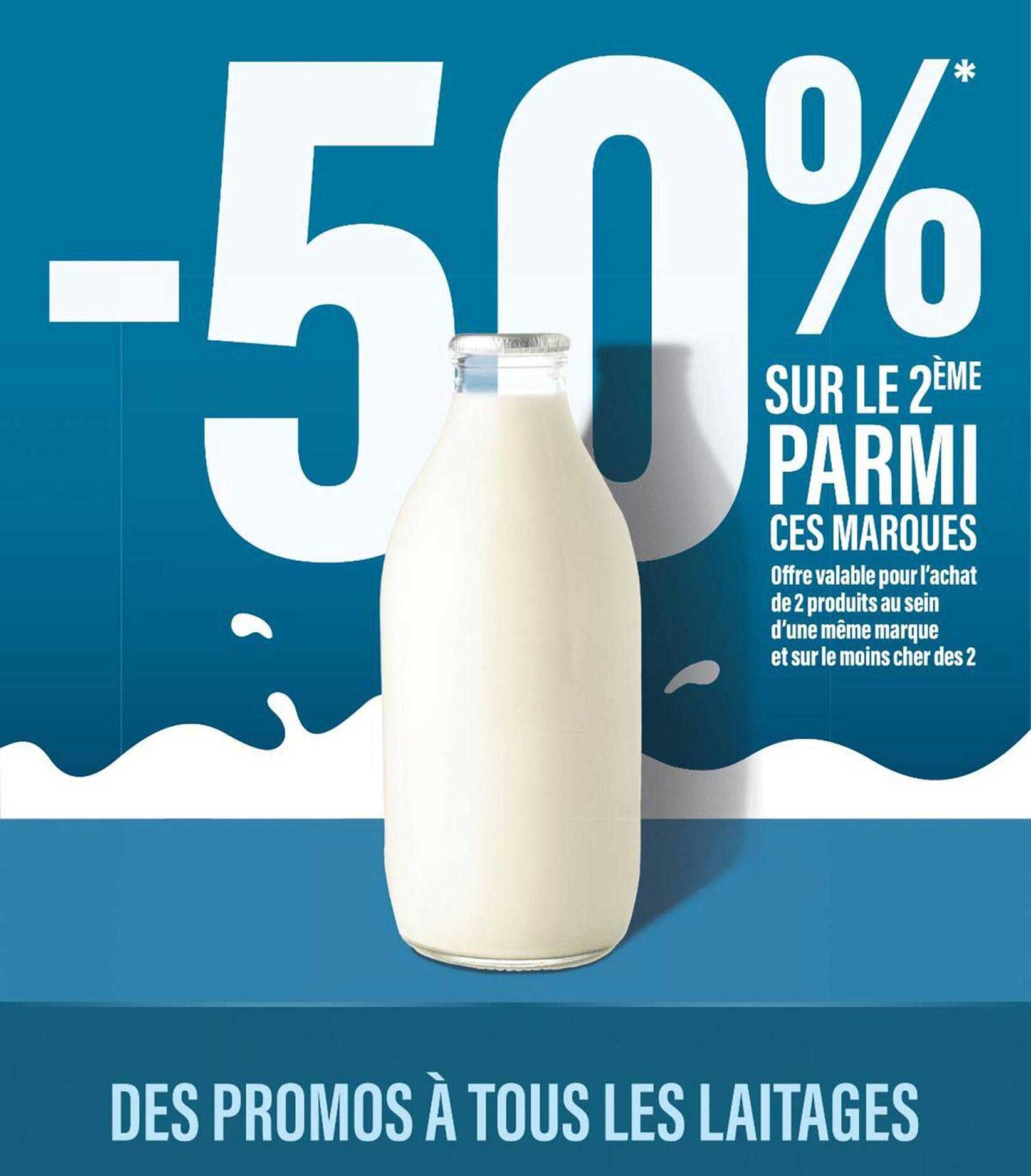 -50% SUR LE 2ÈME PARMI CES MARQUES